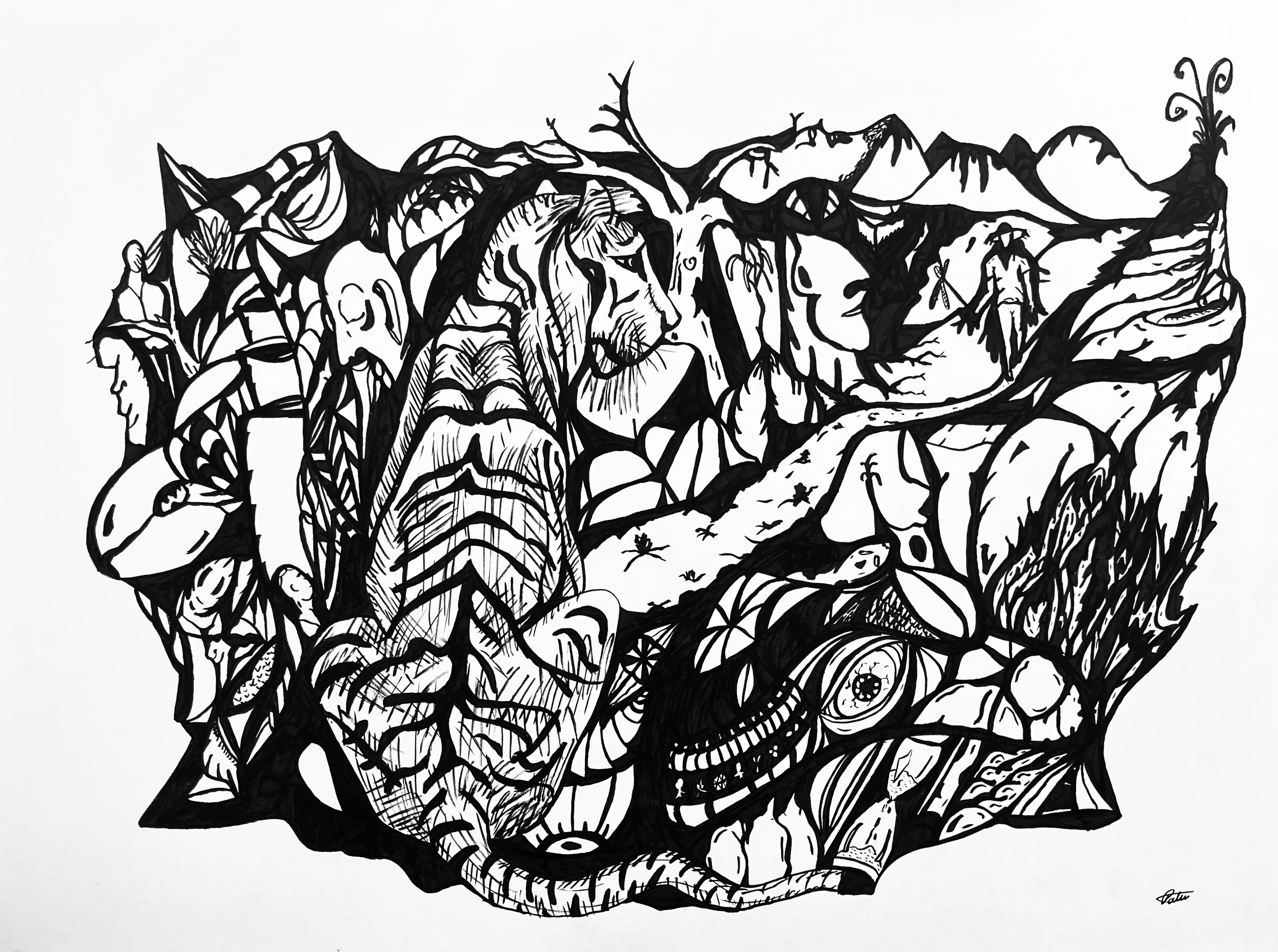 El tigre de tinta
